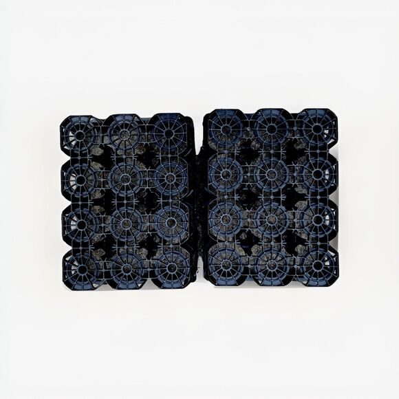 VTG Set of Two Coca-Cola 2 Liter Carry Crates PLASTIC 12 Bottle Carrier Holder - Picture 2 of 5